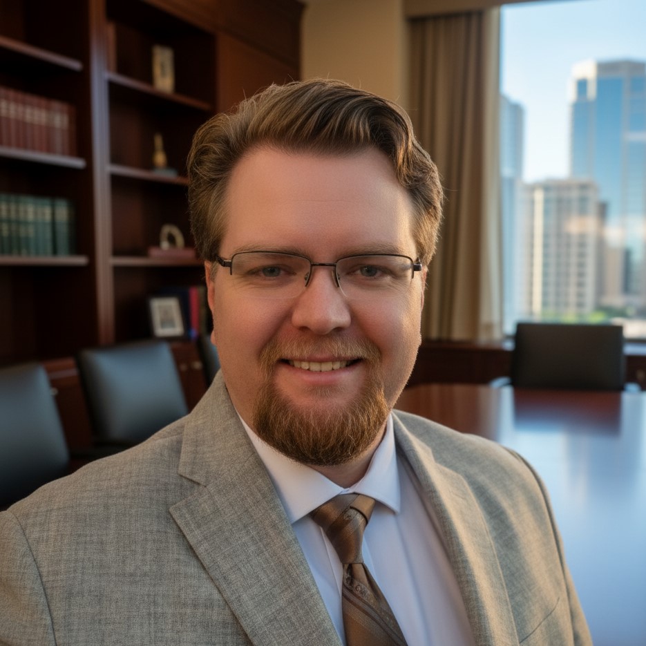 Professional headshot of Ehren Schlueter, CEO of Logixr Corp